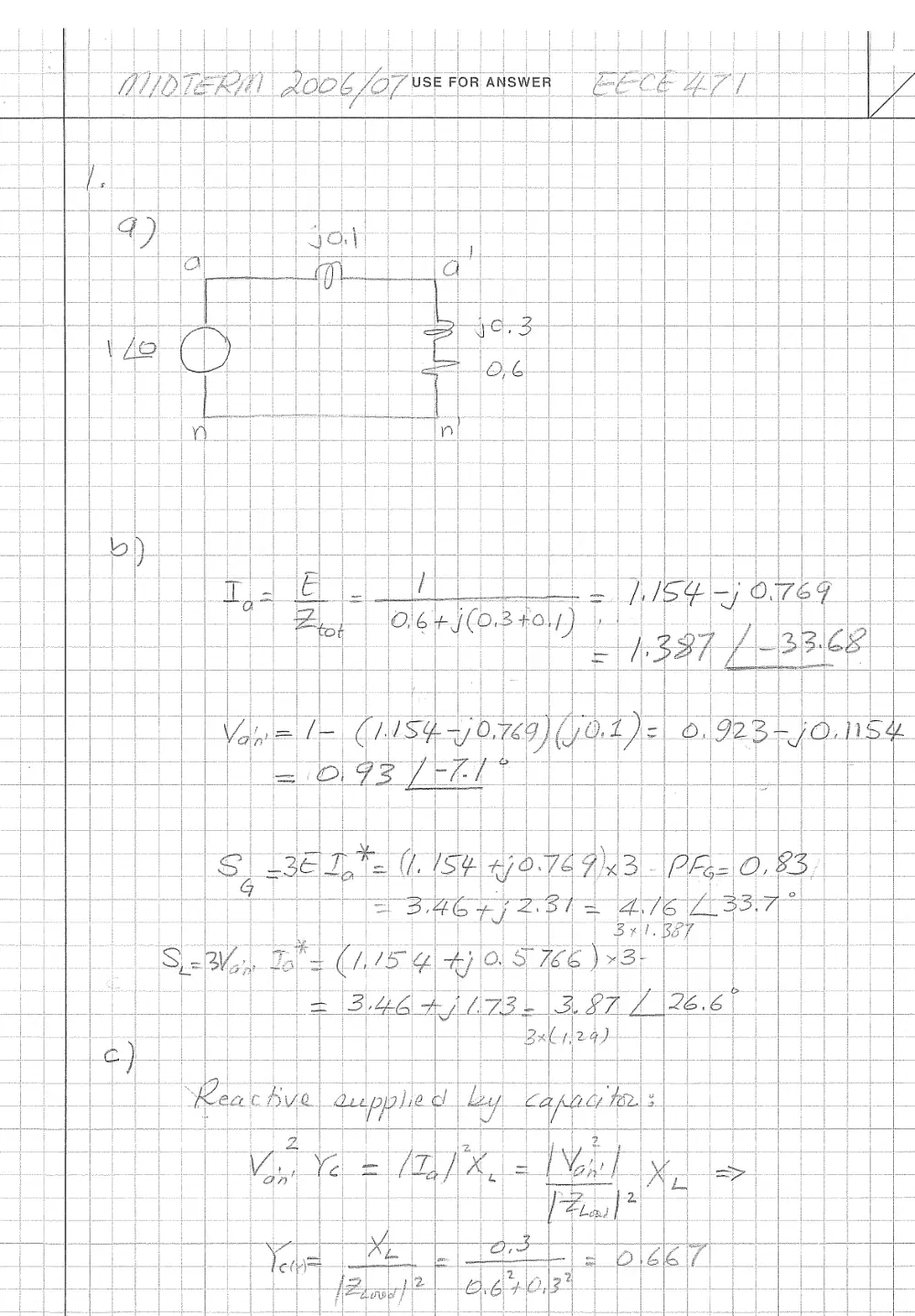 EECE 471 Midterm, Fall 2006, page 1