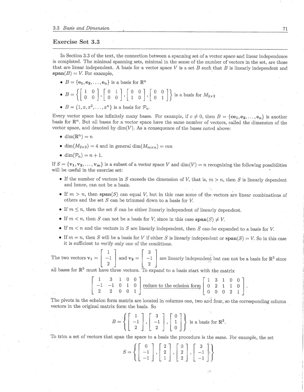 MATH 218 Problems Solution Manual Chapter 3.3, Fall 2011, page 1