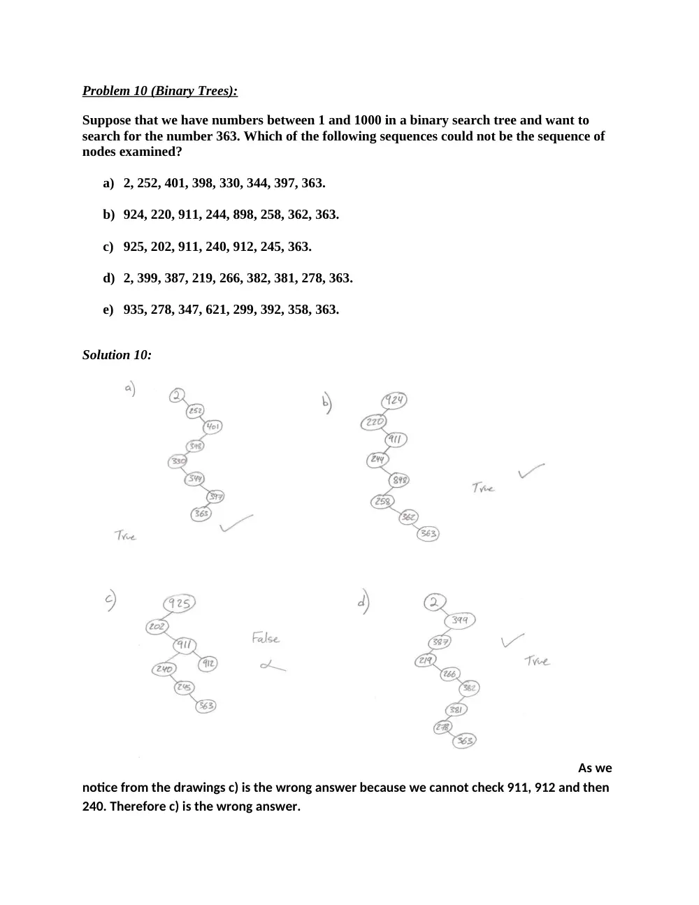 EECE 330 Problems Binary Trees, Summer 2014, page 10