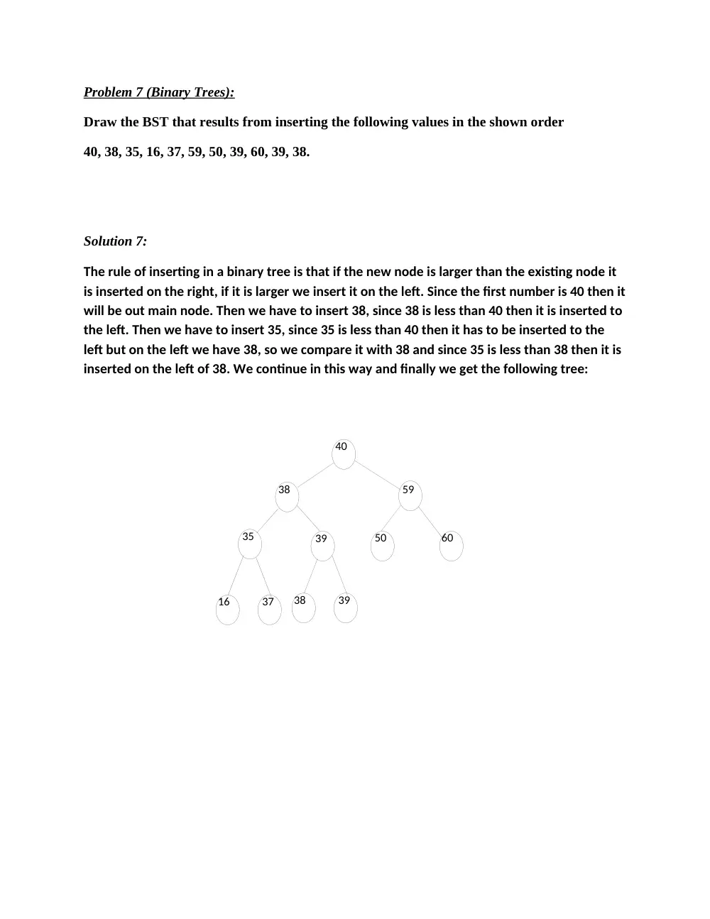 EECE 330 Problems Binary Trees, Summer 2014, page 7