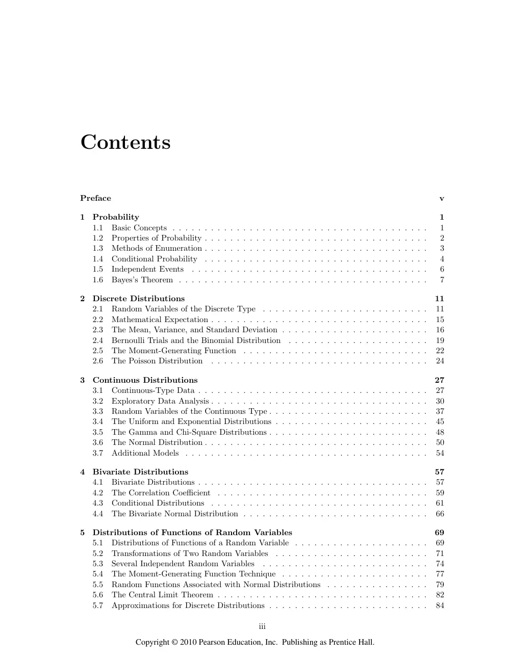 STAT 230 Problems, Summer 2011, page 1