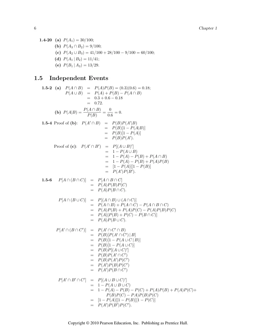 STAT 230 Problems, Summer 2011, page 10