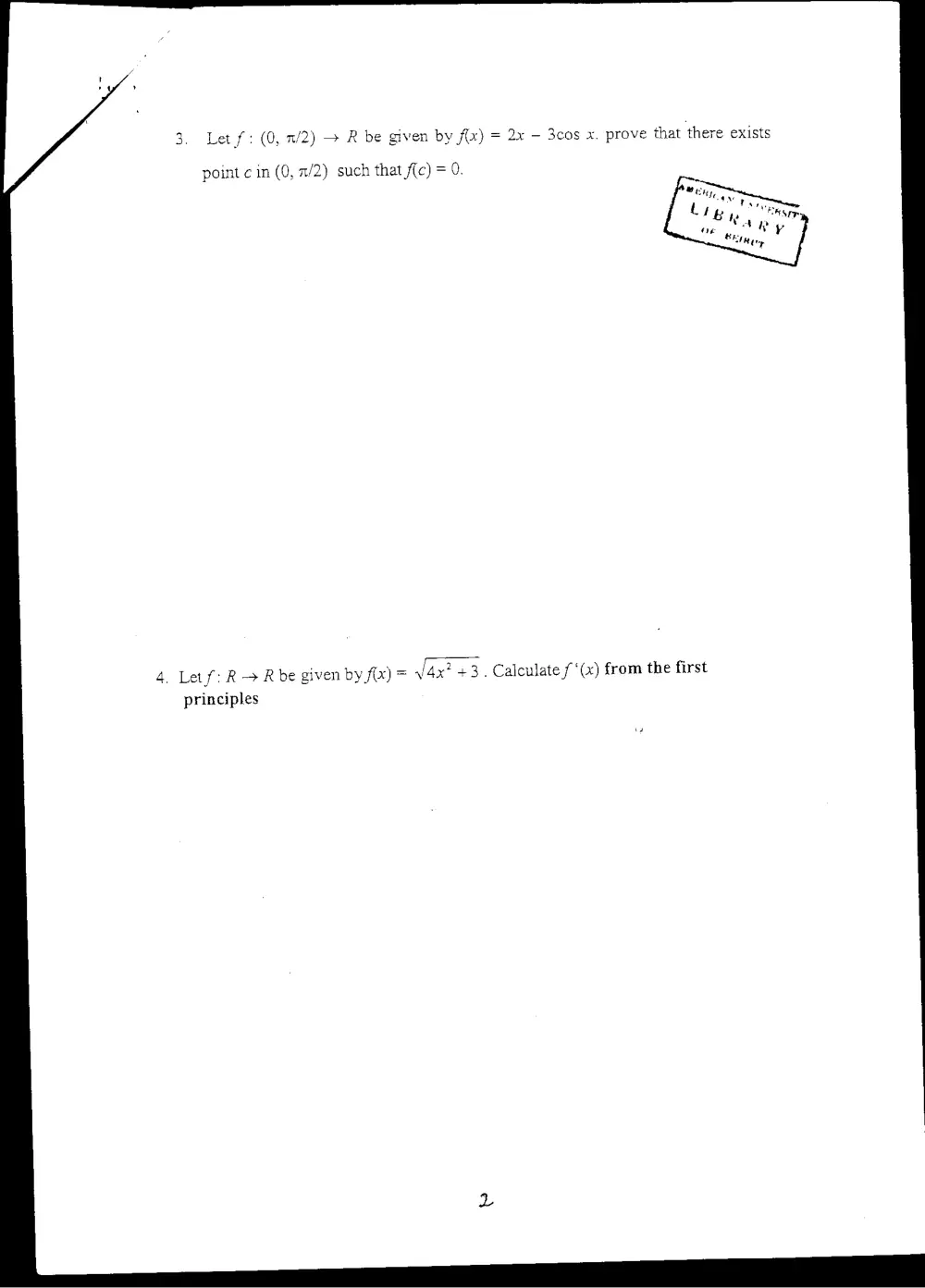 MATH 101 Exam 2, Fall 2003, page 3