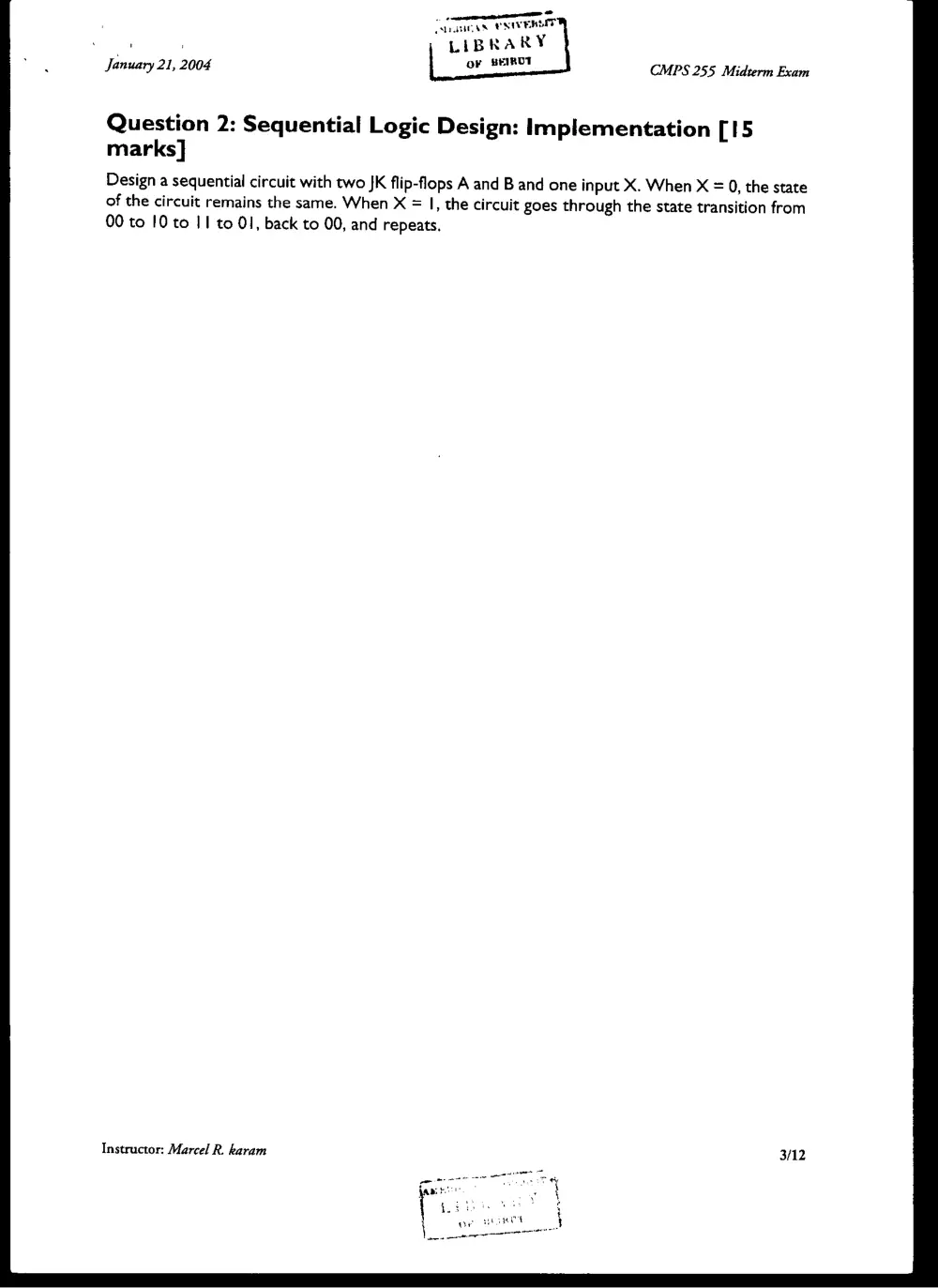 CMPS 255 Final, Fall 2003, page 3