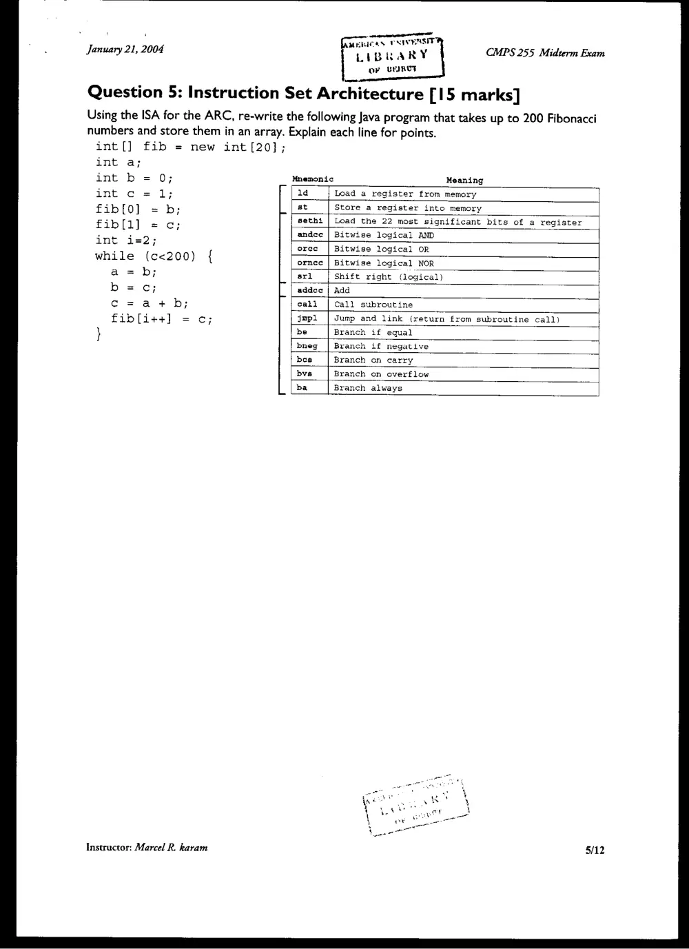 CMPS 255 Final, Fall 2003, page 5