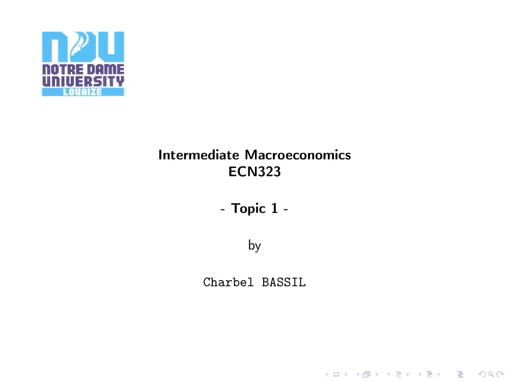ECN 323 Chapter 1, Fall 2015, page 1