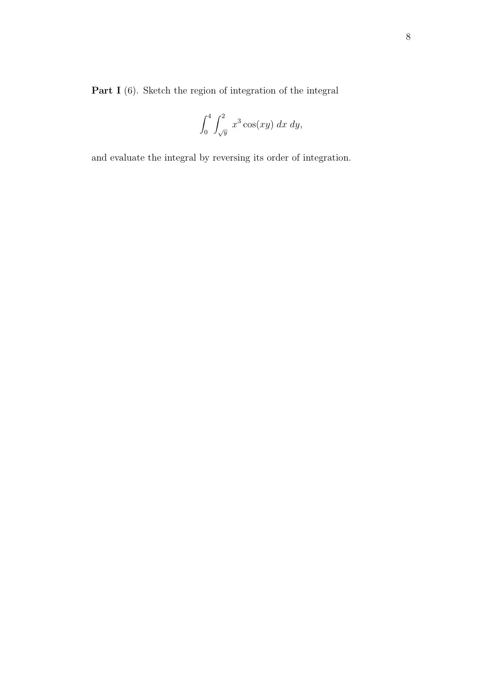 MATH 201 Final, Fall 2008, page 8