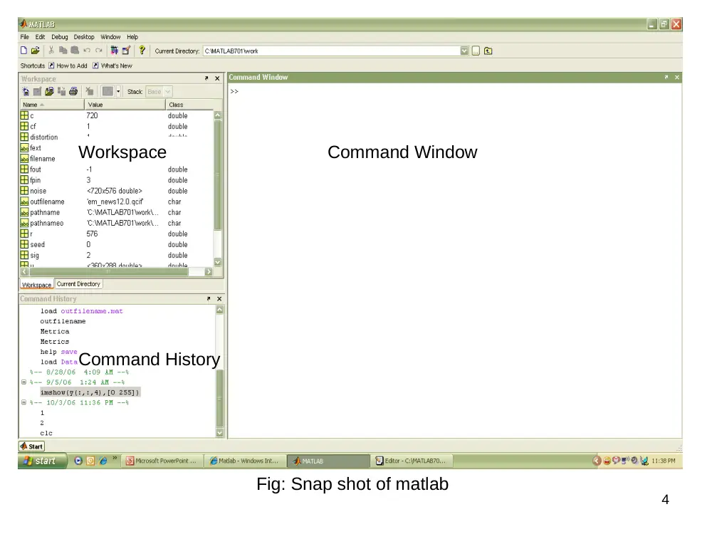 CSC 422 Tutorial MATLAB I, Spring 2012, page 4