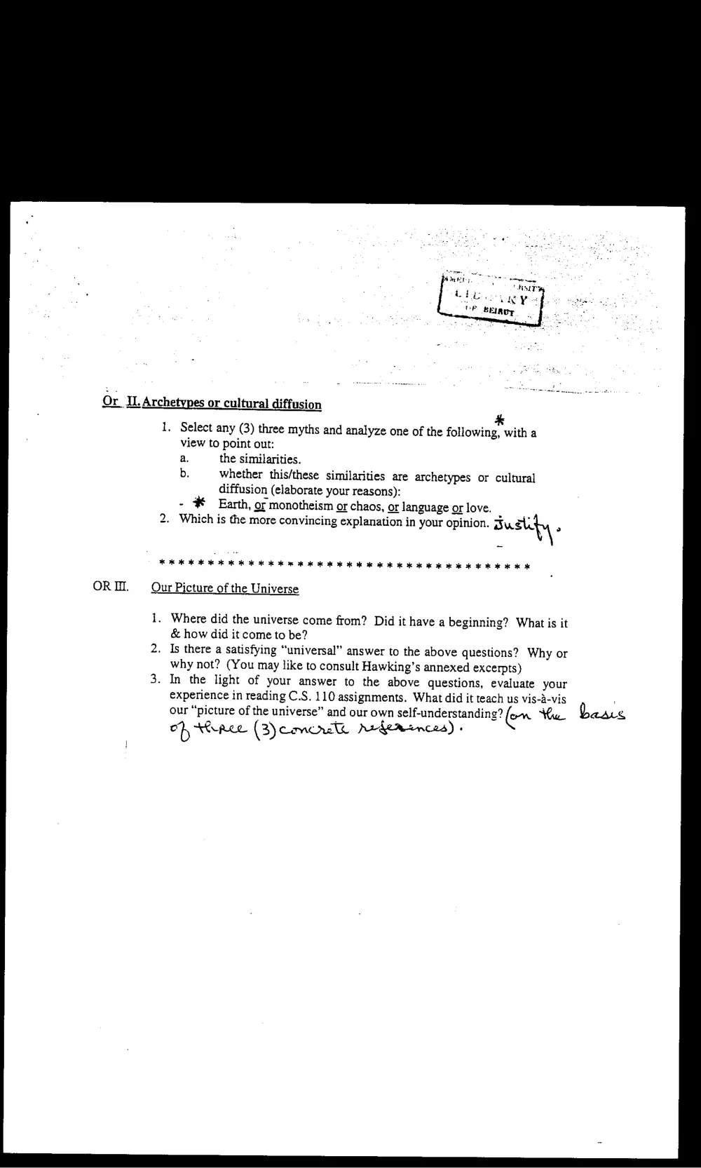 CVSP 110 Final, Fall 2003, page 2