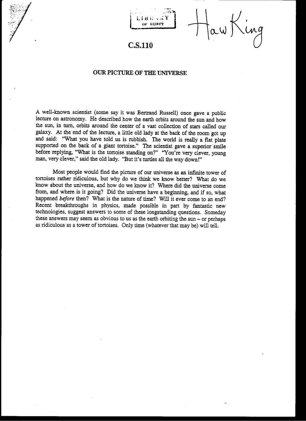 CVSP 110 Final, Fall 2003, page 3