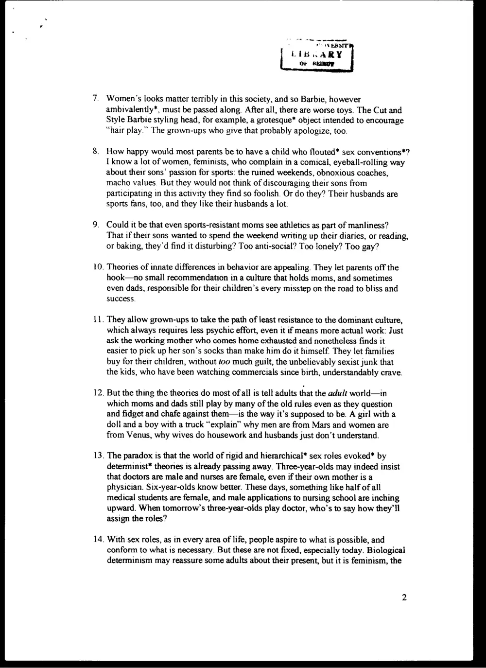 ENG 102 Final, Fall 2003, page 2