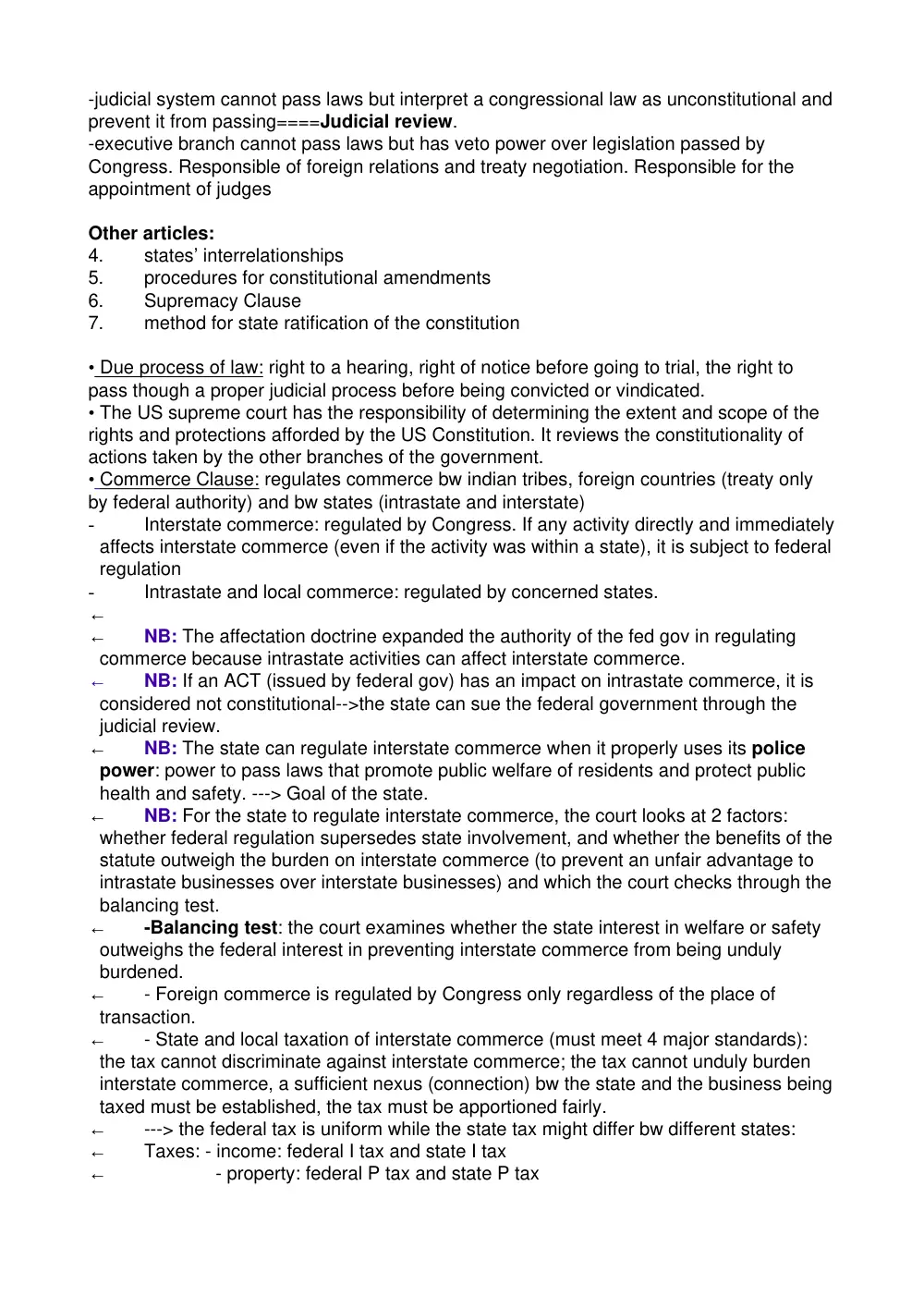 BUSS 211 Notes, Fall 2011, page 4