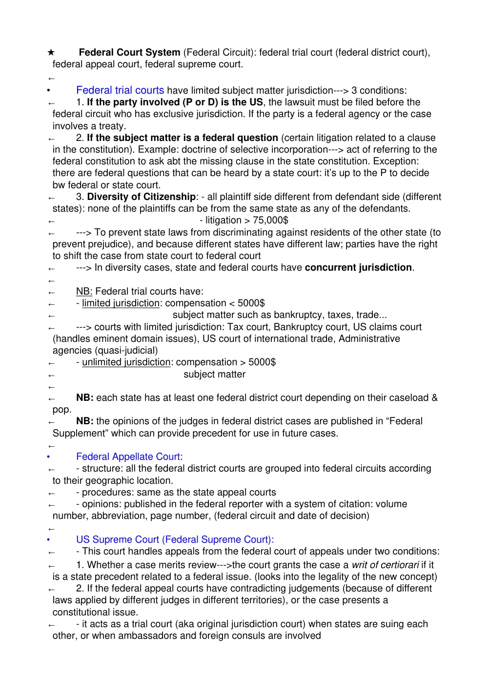 BUSS 211 Notes, Fall 2011, page 9