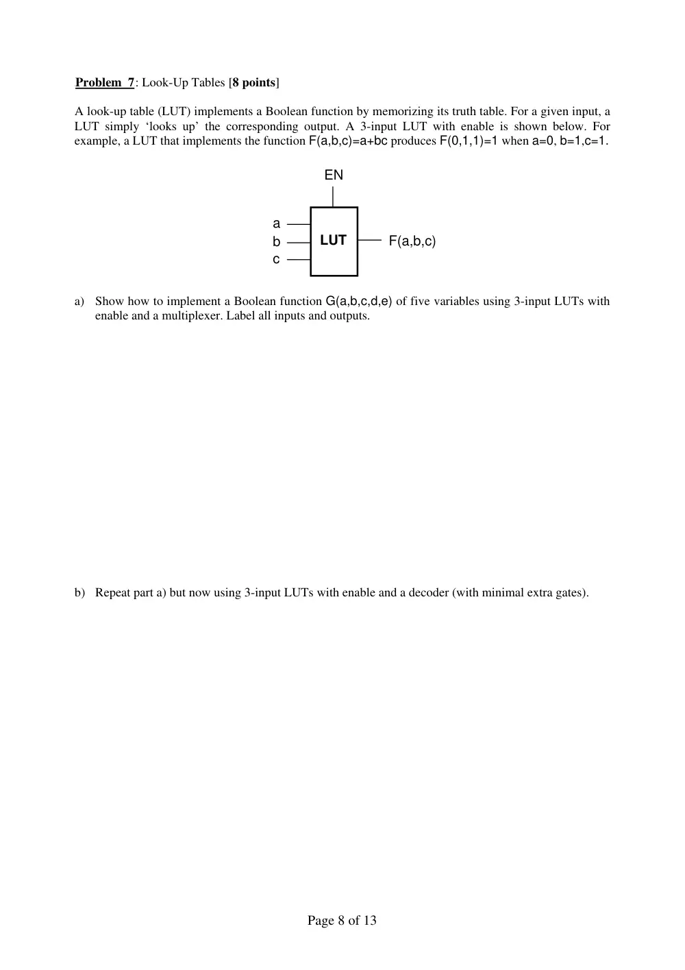 EECE 320 Exam, Fall 2004, page 8