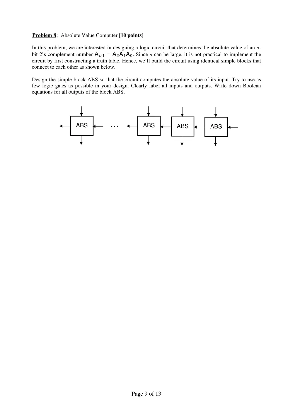 EECE 320 Exam, Fall 2004, page 9