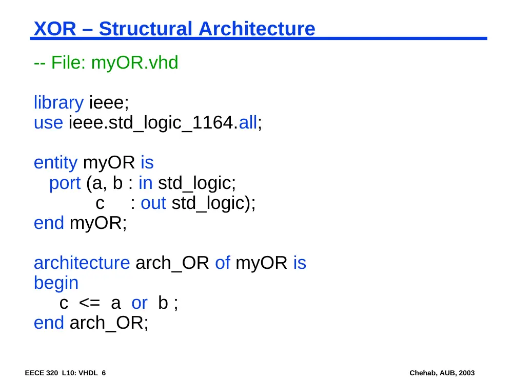 EECE 320 Lecture 10, Fall 2011, page 6