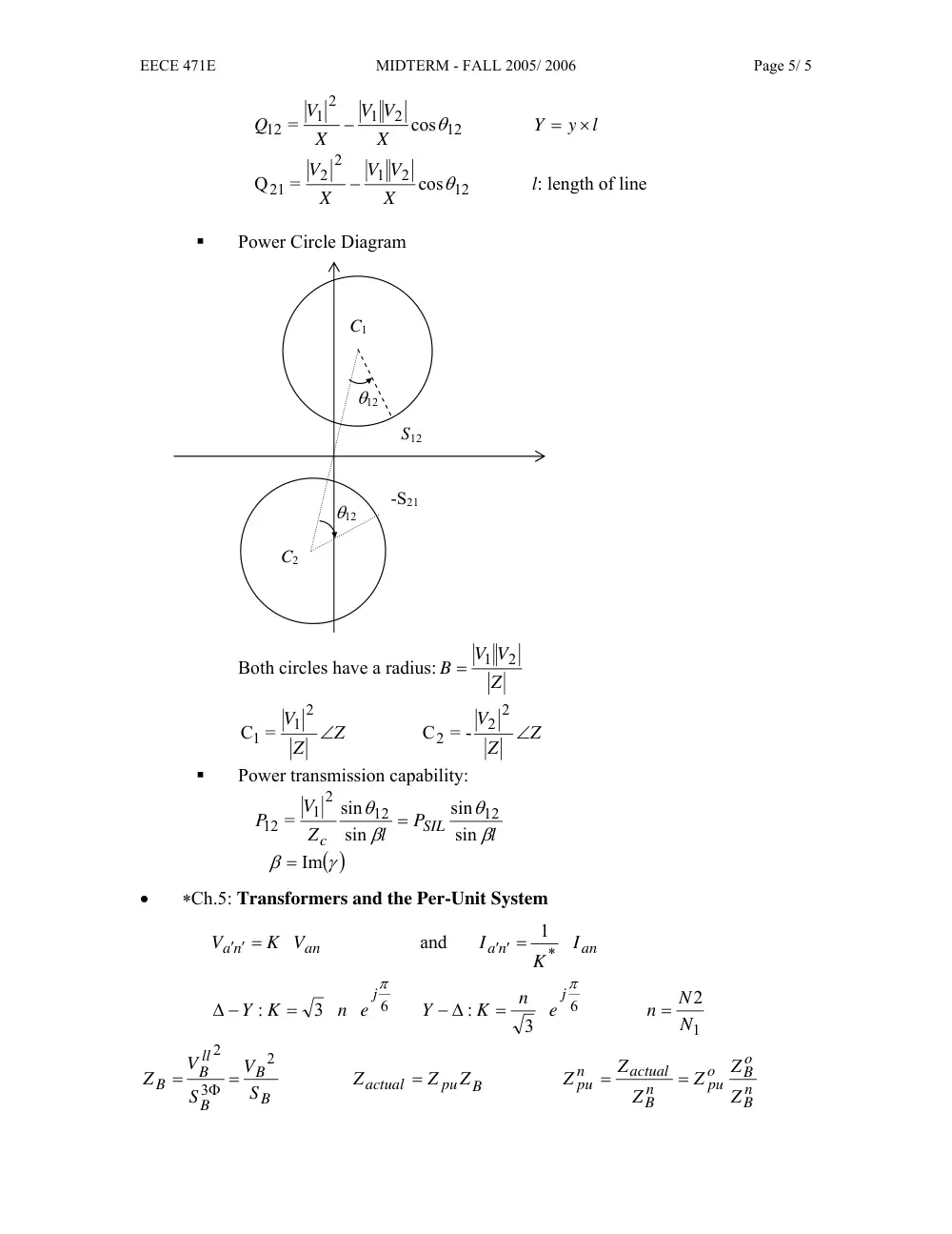 EECE 471 Midterm, Fall 2005, page 5
