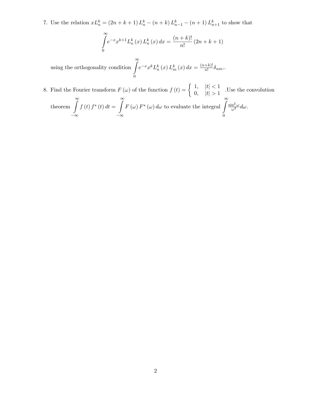 PHYS 216 Exam 2, Fall 2012, page 2