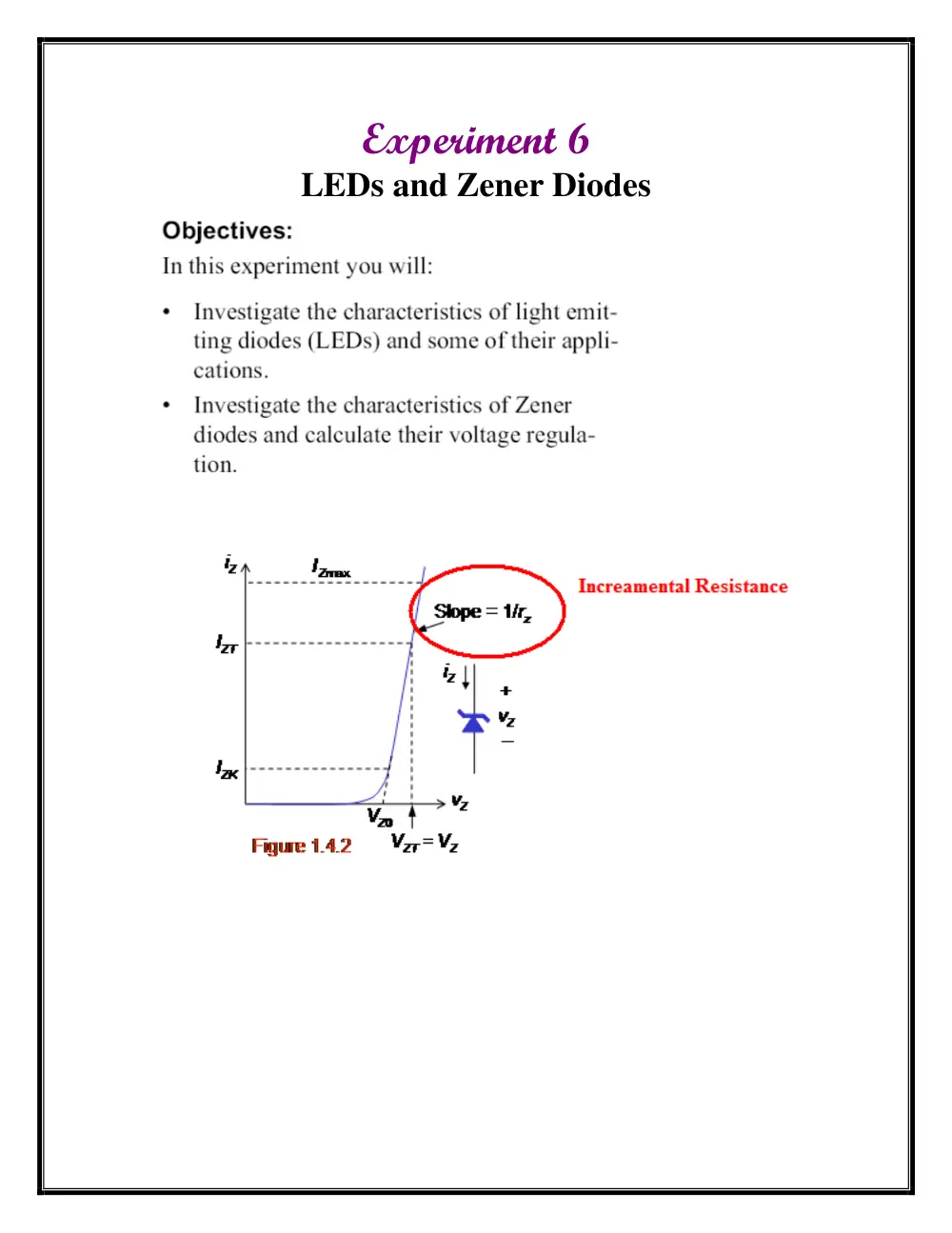 EECE 312L Notes Experiment 6 Notes, Fall 2013, page 1