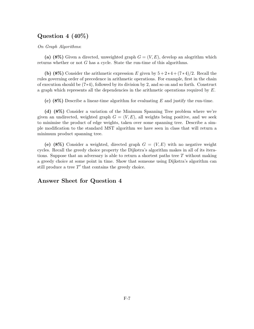 CMPS 256 Final, Fall 2013, page 7