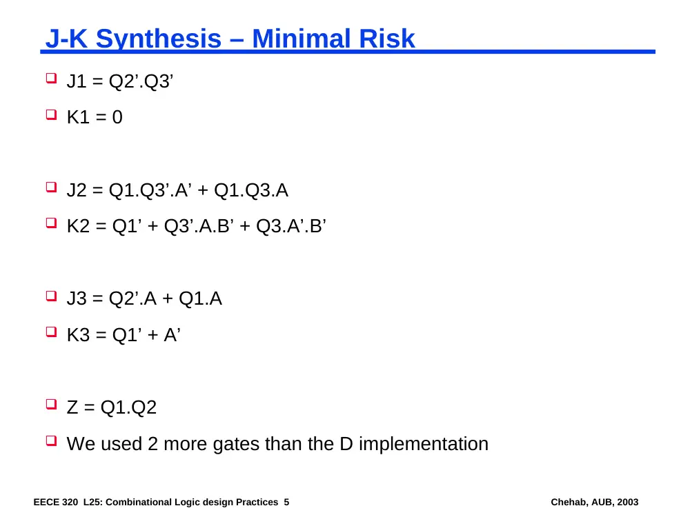 EECE 320 Lecture 25, Fall 2011, page 5