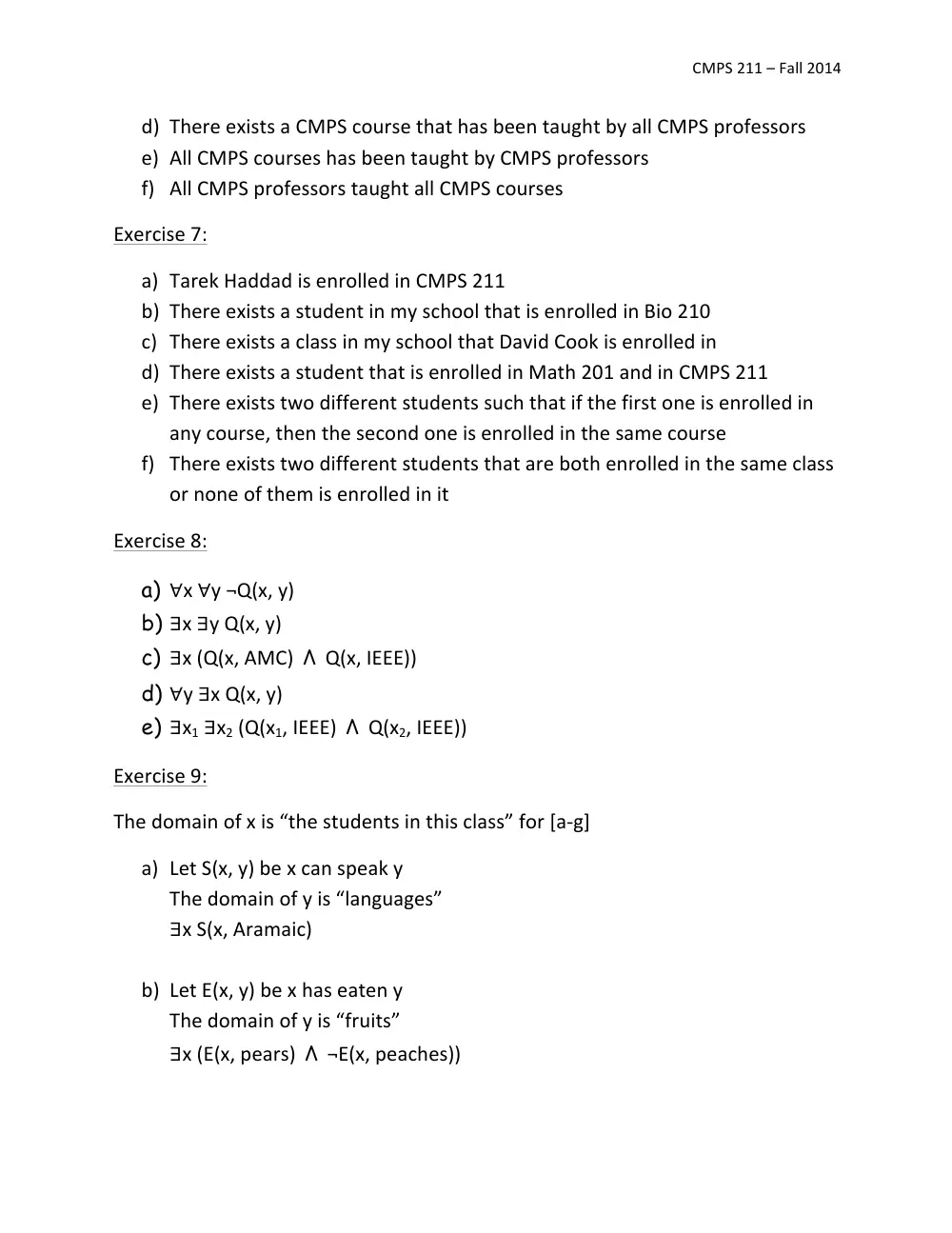 CMPS 211 Homework Assignment 03 Solution, Fall 2014, page 3