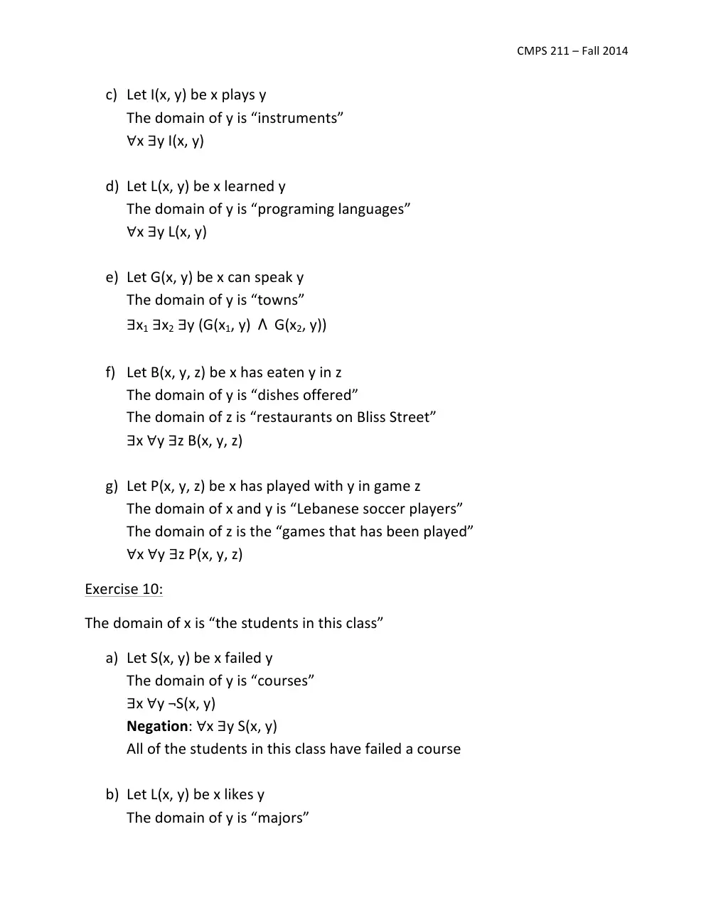 CMPS 211 Homework Assignment 03 Solution, Fall 2014, page 4
