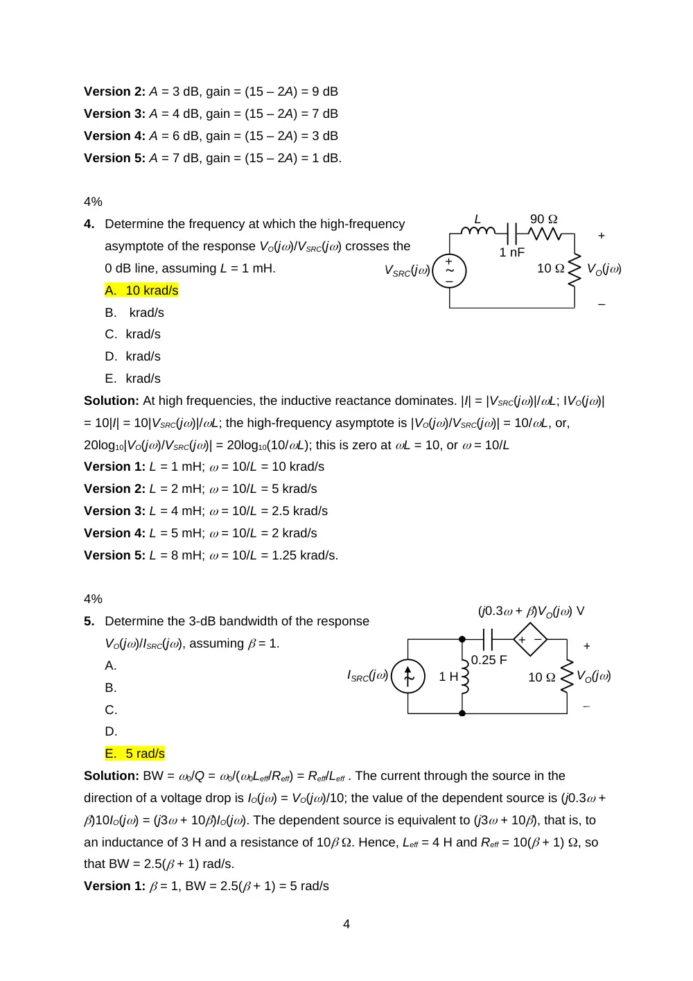 EECE 290 Exam 1 with Solution, Spring 2016, page 4