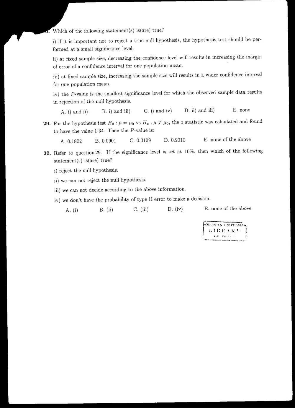 STAT 210 Final, Fall 2004, page 5