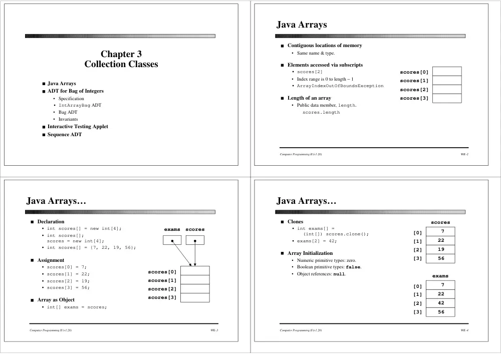 CSC 245 Chapter 3, Spring 2015, page 1