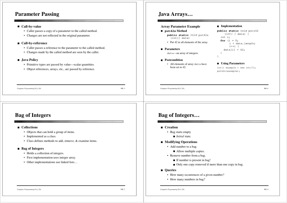 CSC 245 Chapter 3, Spring 2015, page 2