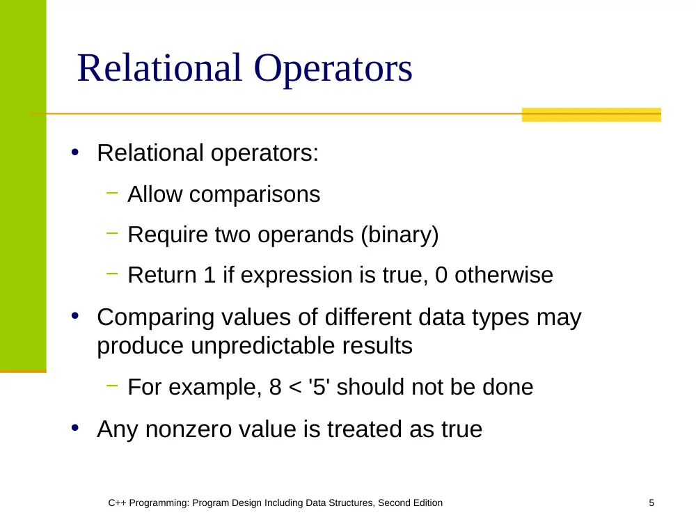 EECE 230 Chapter 4- Control Structures I, Spring 2012, page 5