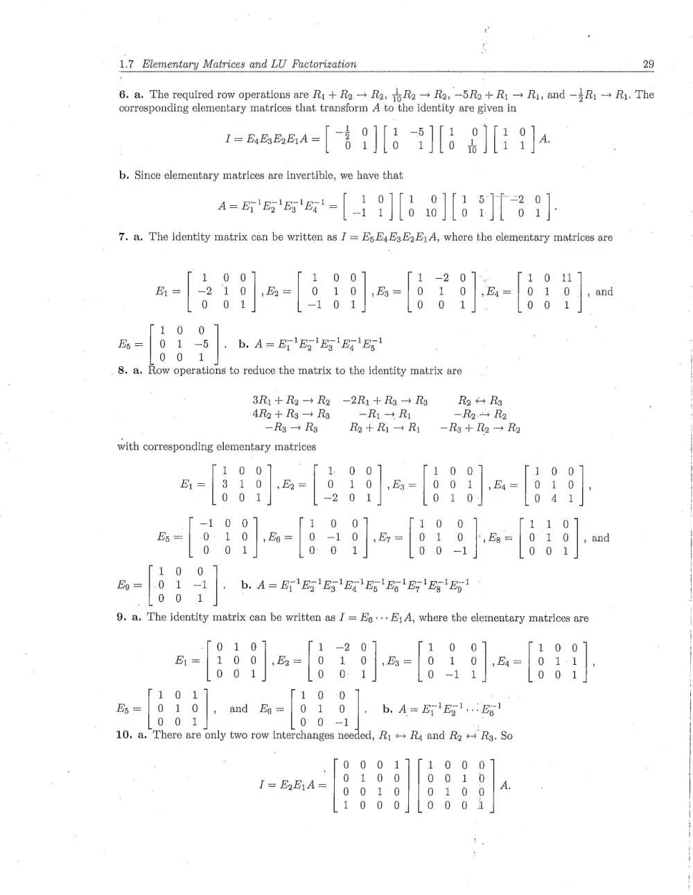 MATH 218 Problems Solution Manual Chapter 1.7, Fall 2011, page 3