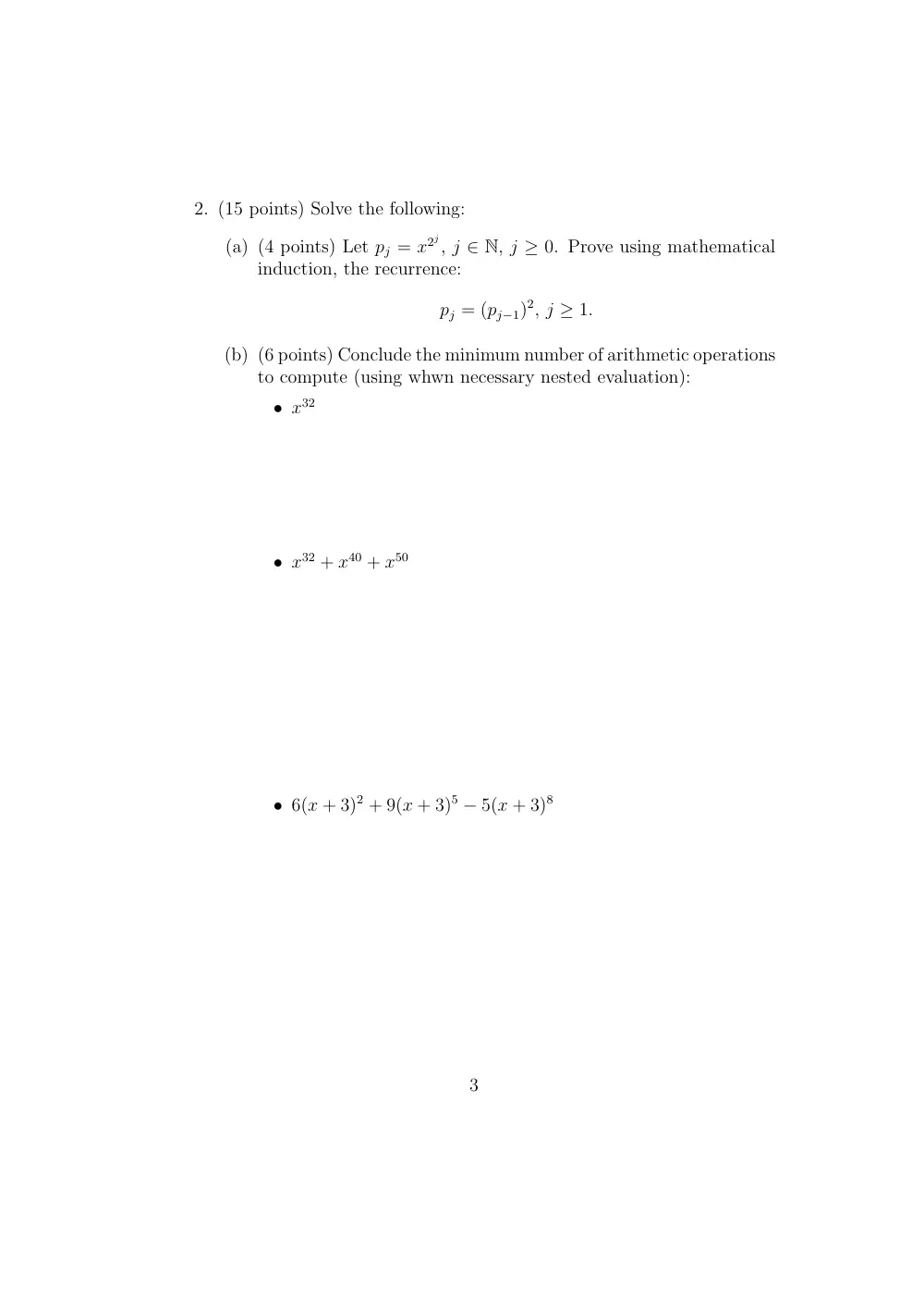 MATH 251 Final, Fall 2006, page 3
