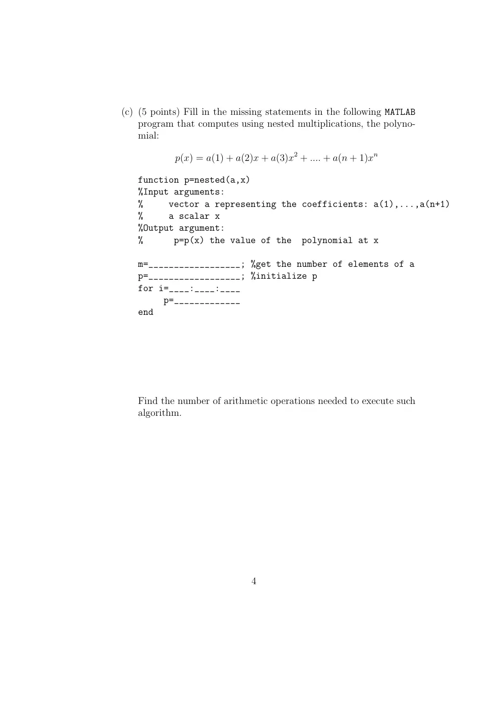 MATH 251 Final, Fall 2006, page 4