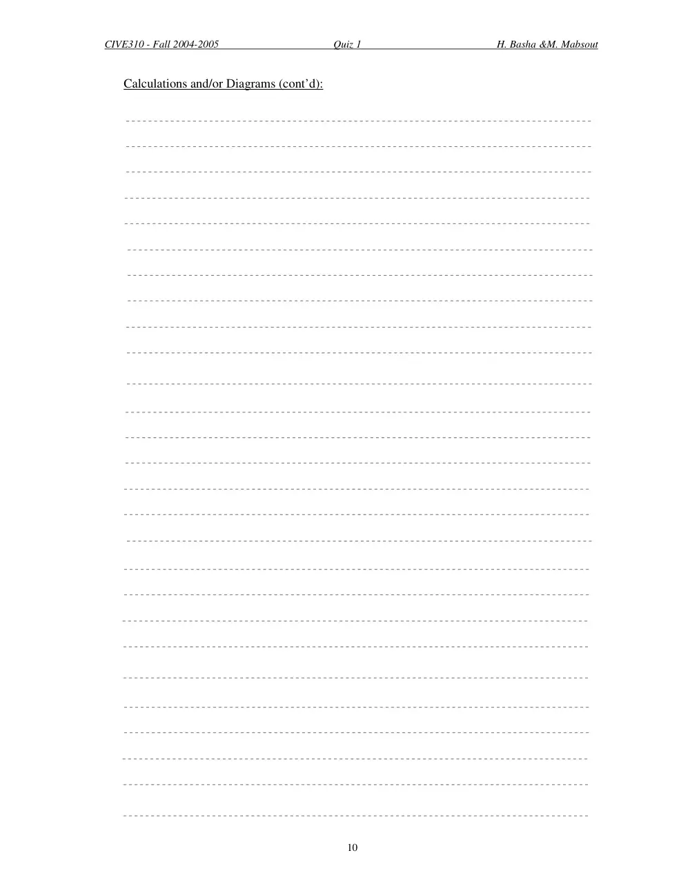CIVE 310 Exam 1, Fall 2004, page 10