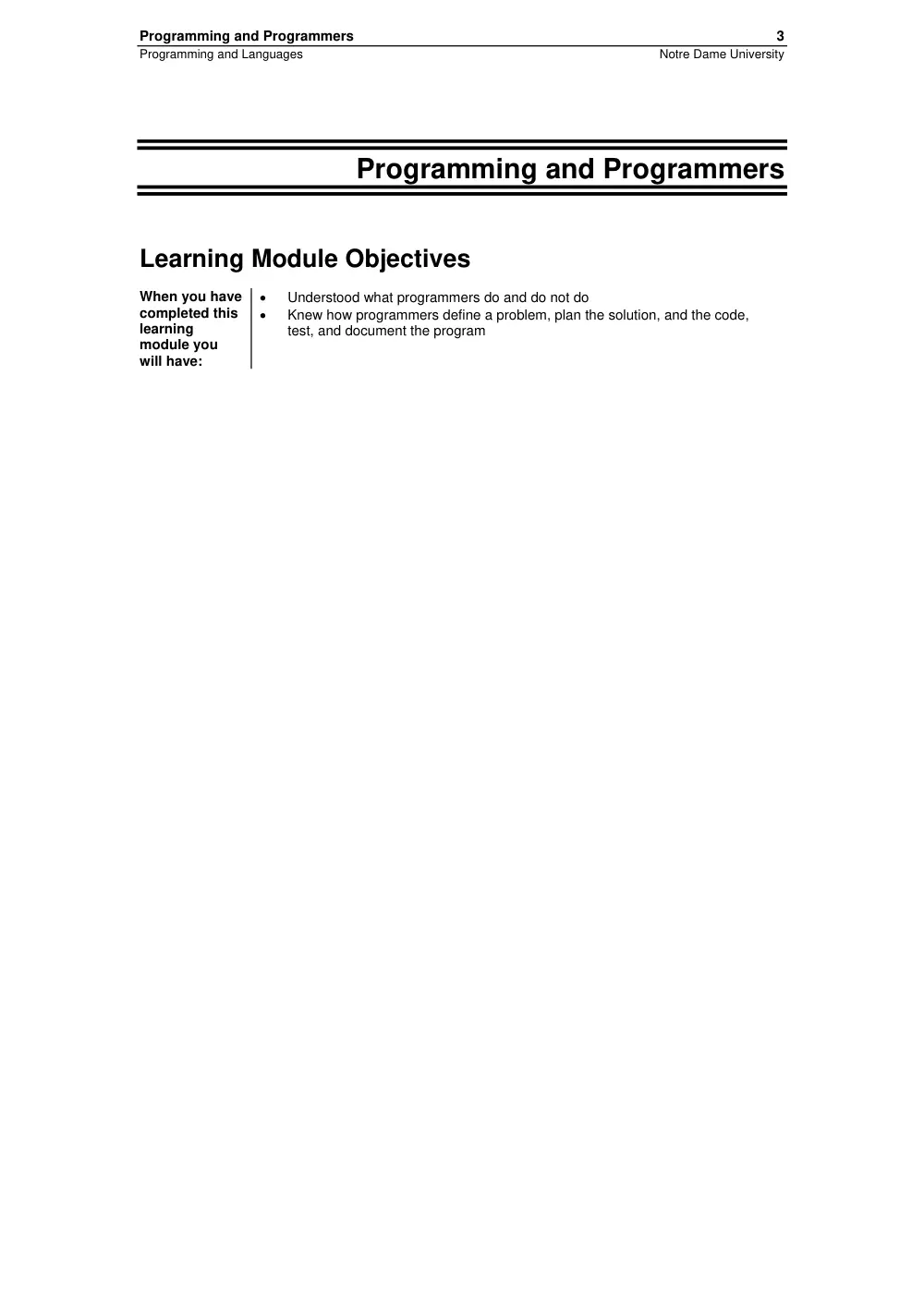 CSC 201 Chapter 16- Programming and Languages, Spring 2007, page 3