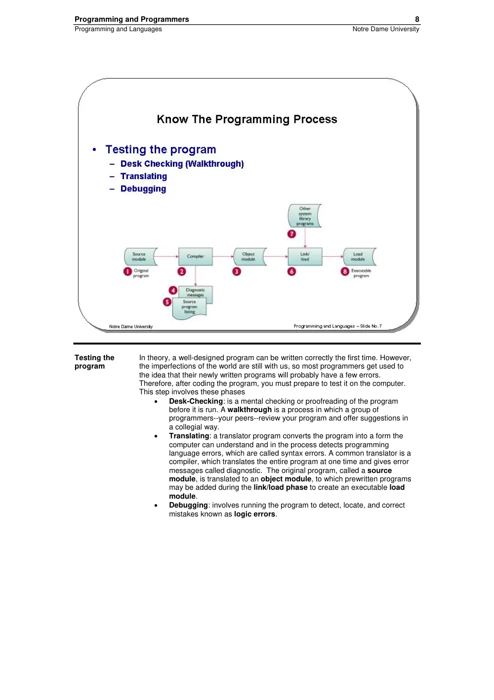 CSC 201 Chapter 16- Programming and Languages, Spring 2007, page 8
