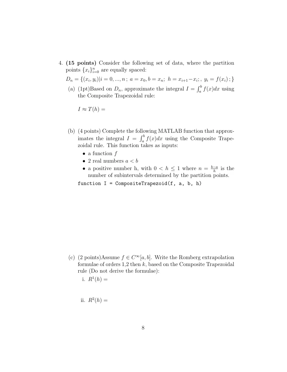MATH 251 Final Without Solution, Spring 2011, page 8