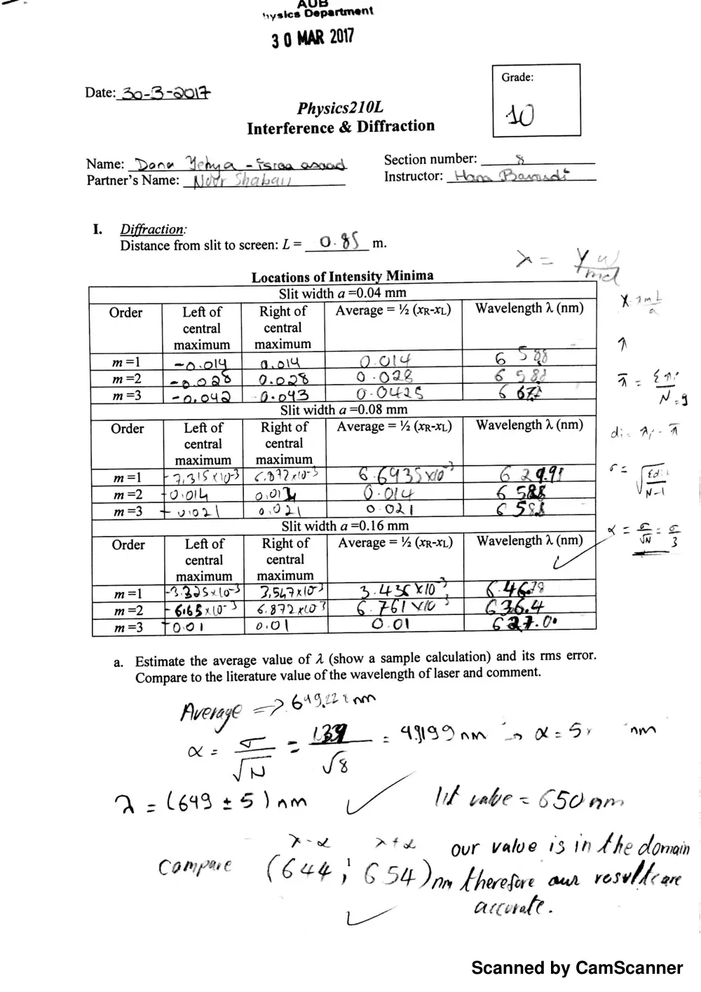 PHYS 210L Lab Report, Fall 2017, page 1