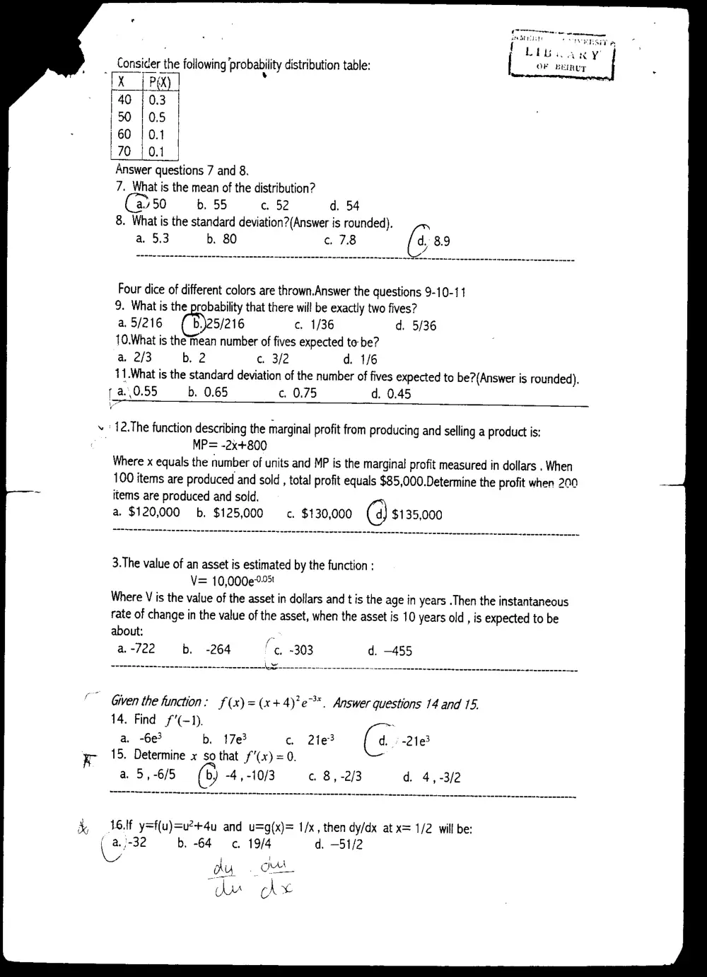 MATH 204 Exam 2, Fall 2002, page 3
