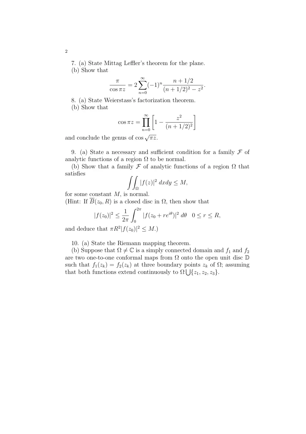MATH 304 Final, Fall 2005, page 2