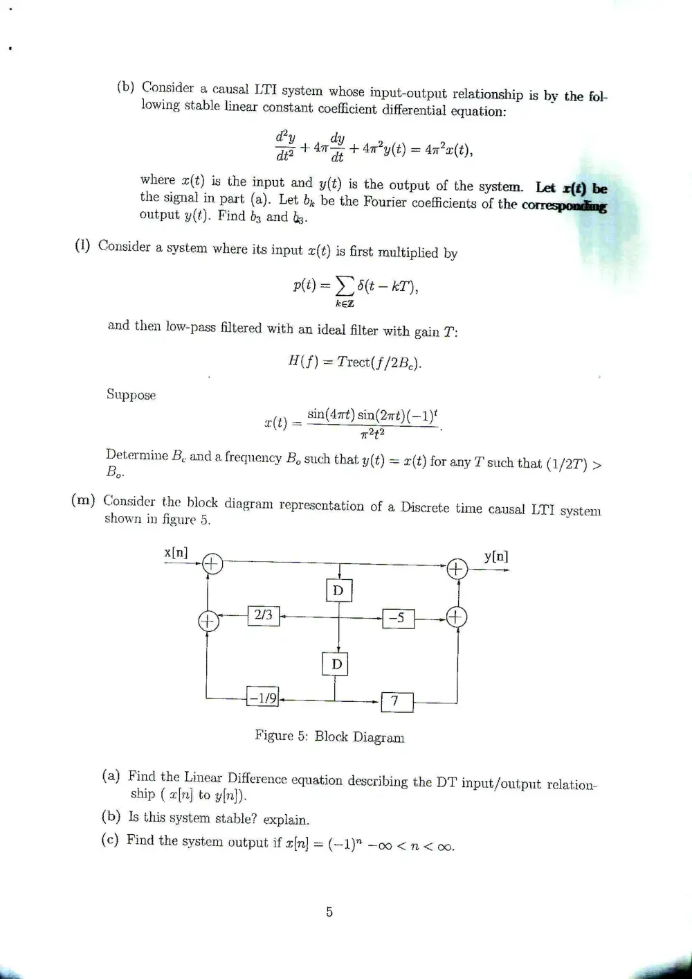 EECE 340 Final, Summer 2015, page 5