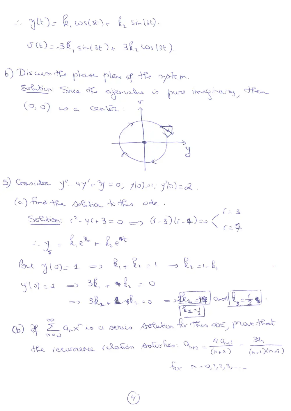 MTH 304 Final Sample Questions with Solution, Spring 2014, page 4