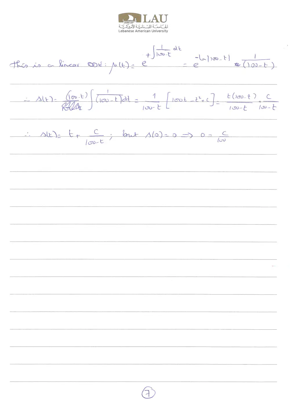 MTH 304 Final Sample Questions with Solution, Spring 2014, page 8