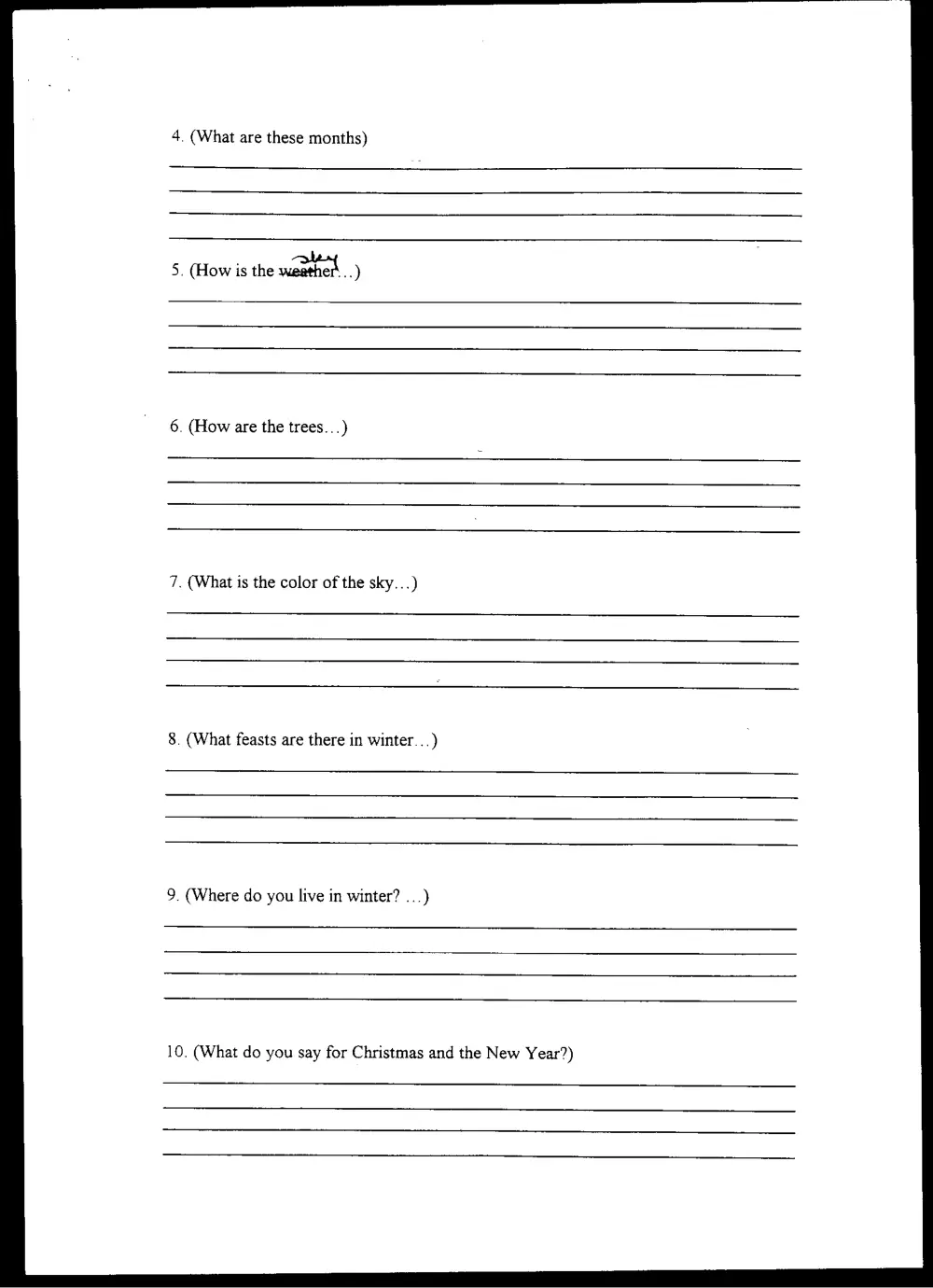 FREN 201 Final, Fall 2000, page 5