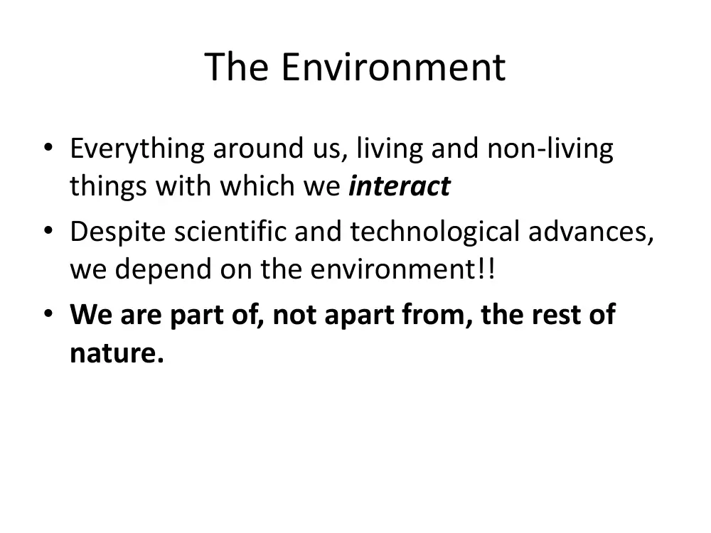 ENV 200 Chapter 1, Fall 2013, page 2