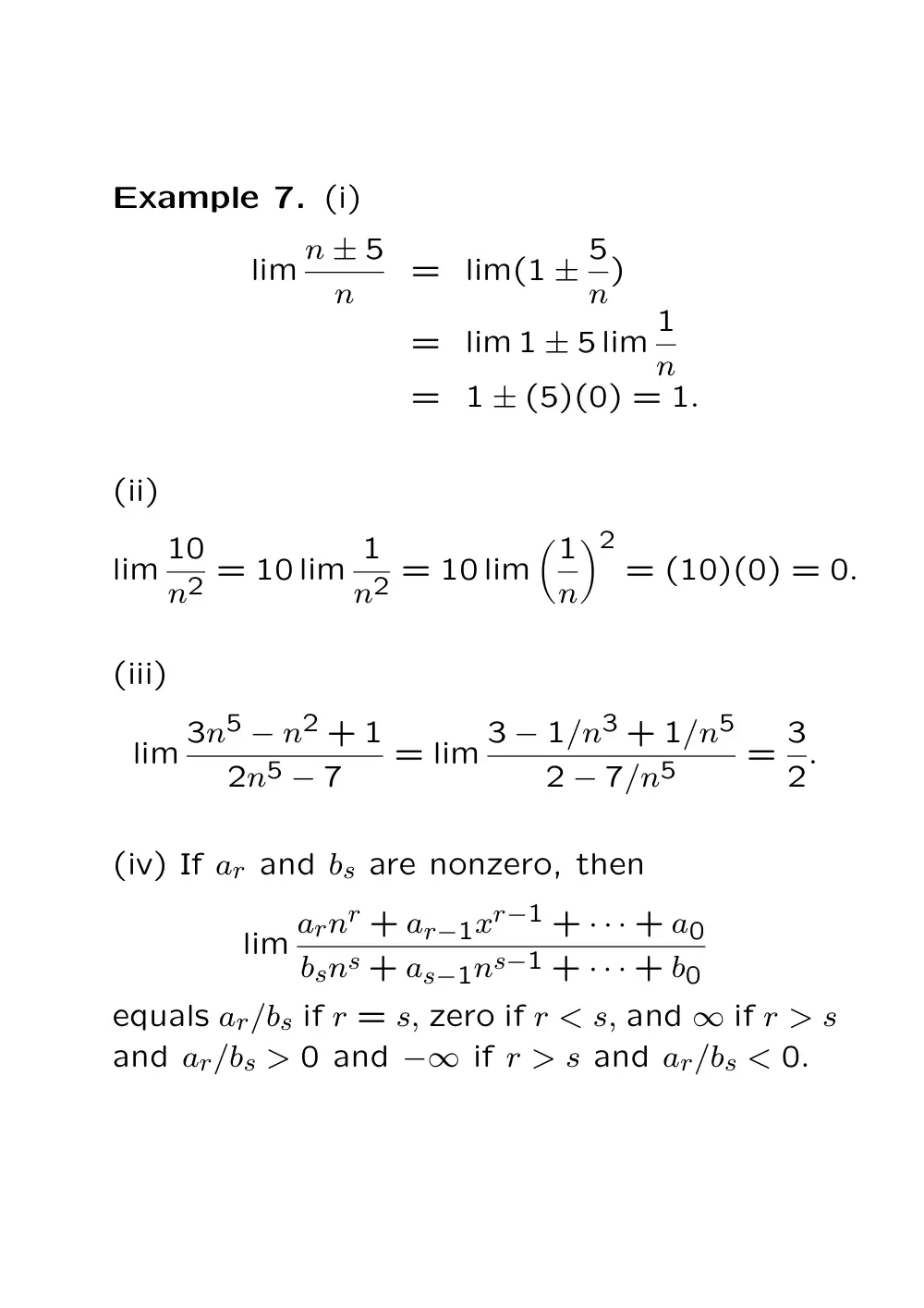 MATH 201 Chapter 11 Summary with Examples, Fall 2011, page 10