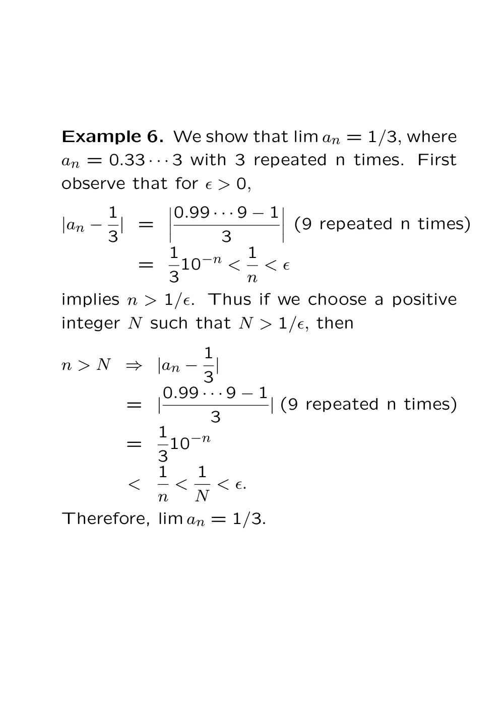MATH 201 Chapter 11 Summary with Examples, Fall 2011, page 8