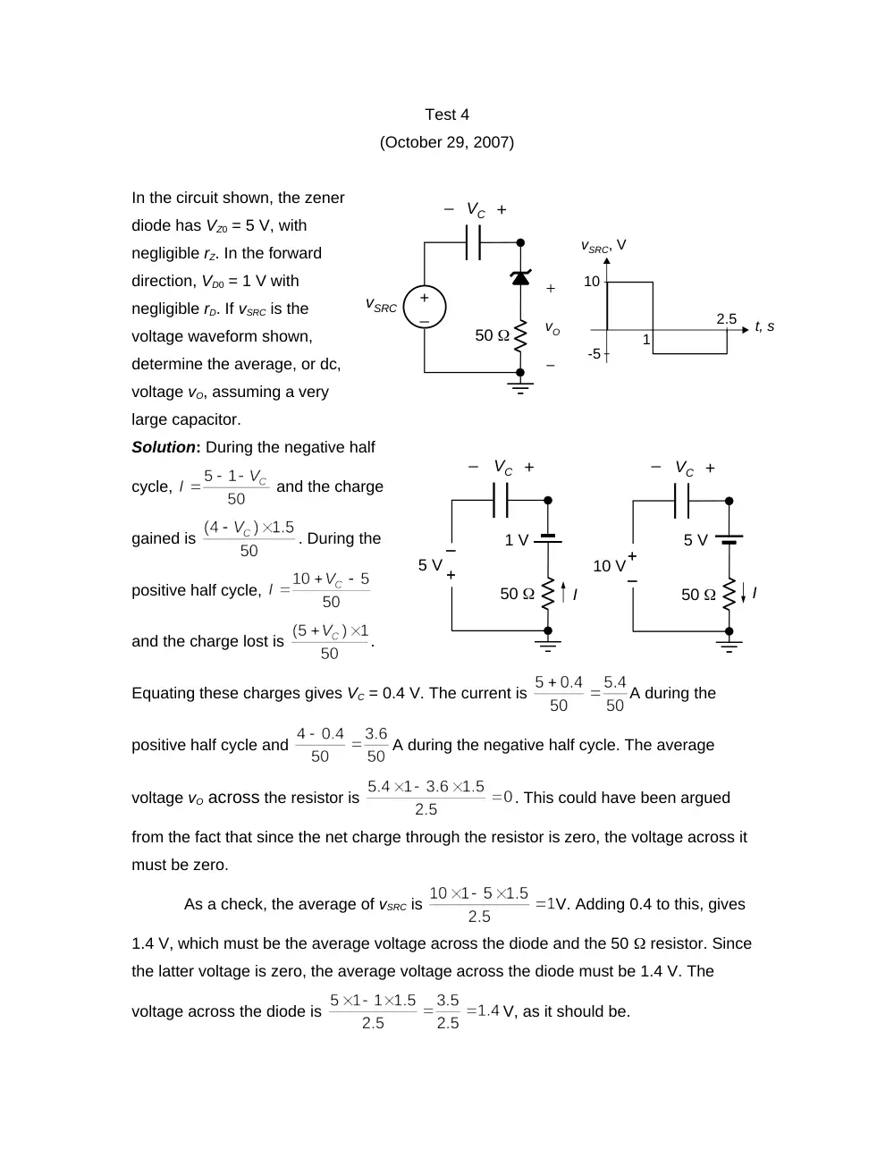 EECE 310 Exam, Spring 2008, page 1